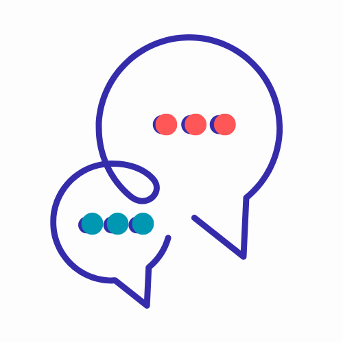 vélemények nyelvi klubról - beszédbuborék ikon